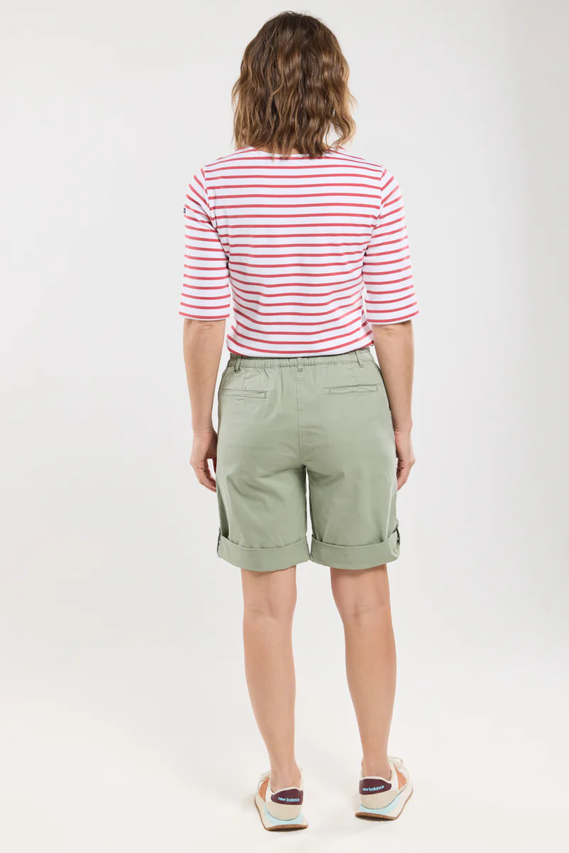Bermuda taille élastique - coton - Image 4