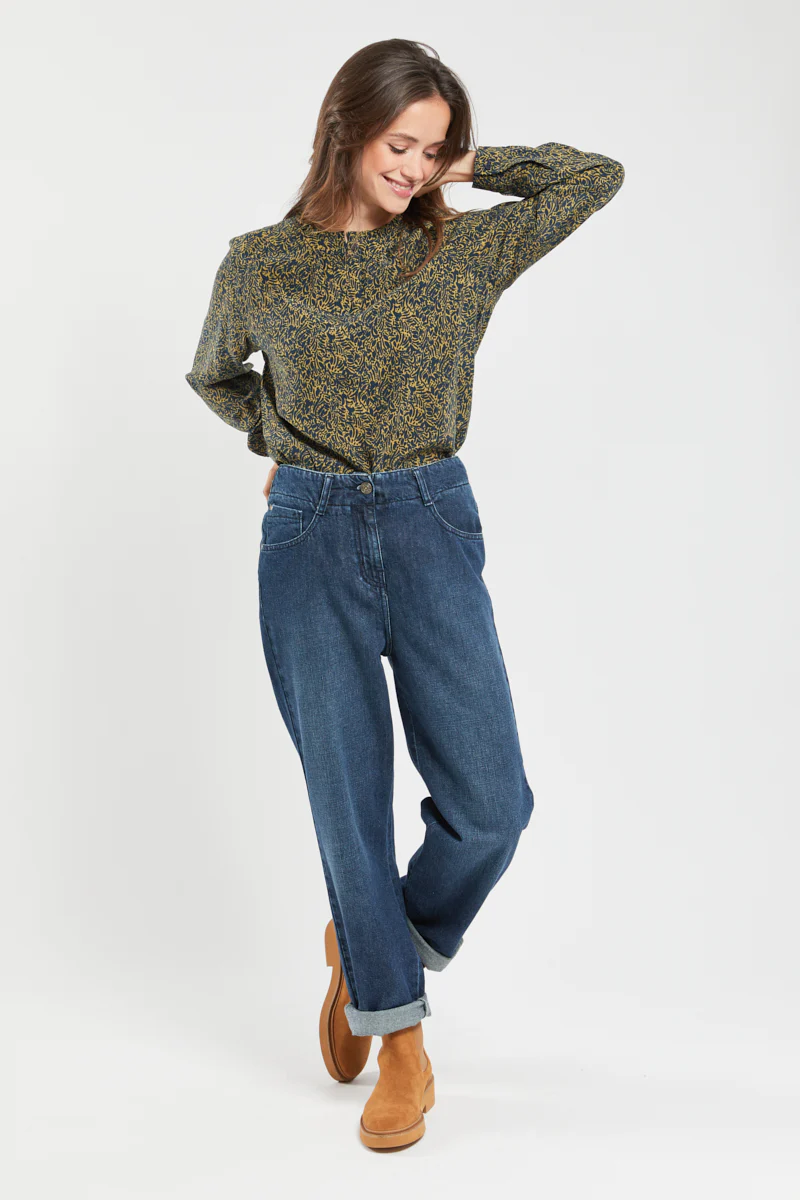 Blouse imprimée - cupro - Image 3