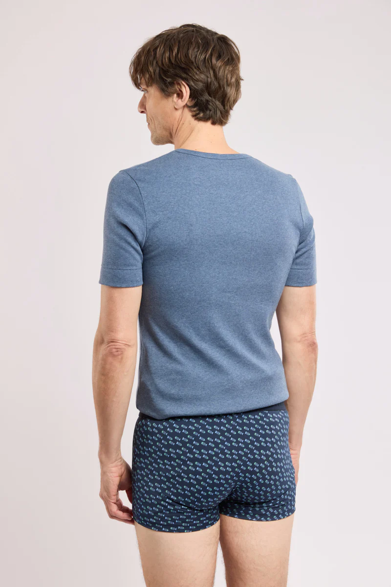 Boxer imprimé - coton léger - Image 4
