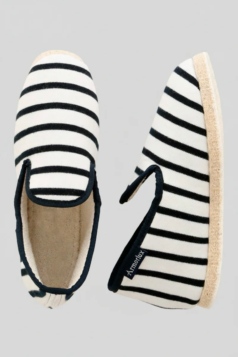 Chaussons rayés du 37 au 43 - coton
