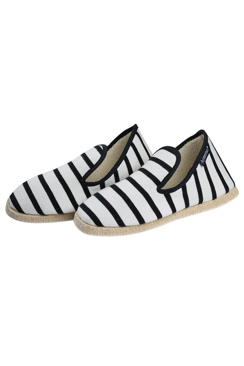 Chaussons rayés du 37 au 43 - coton - Image 2