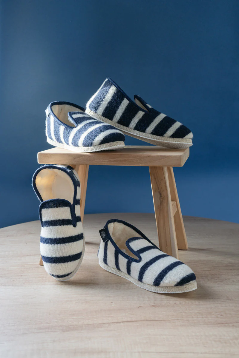 Chaussons rayés Maoutig du 44 au 48 - laine - Image 3