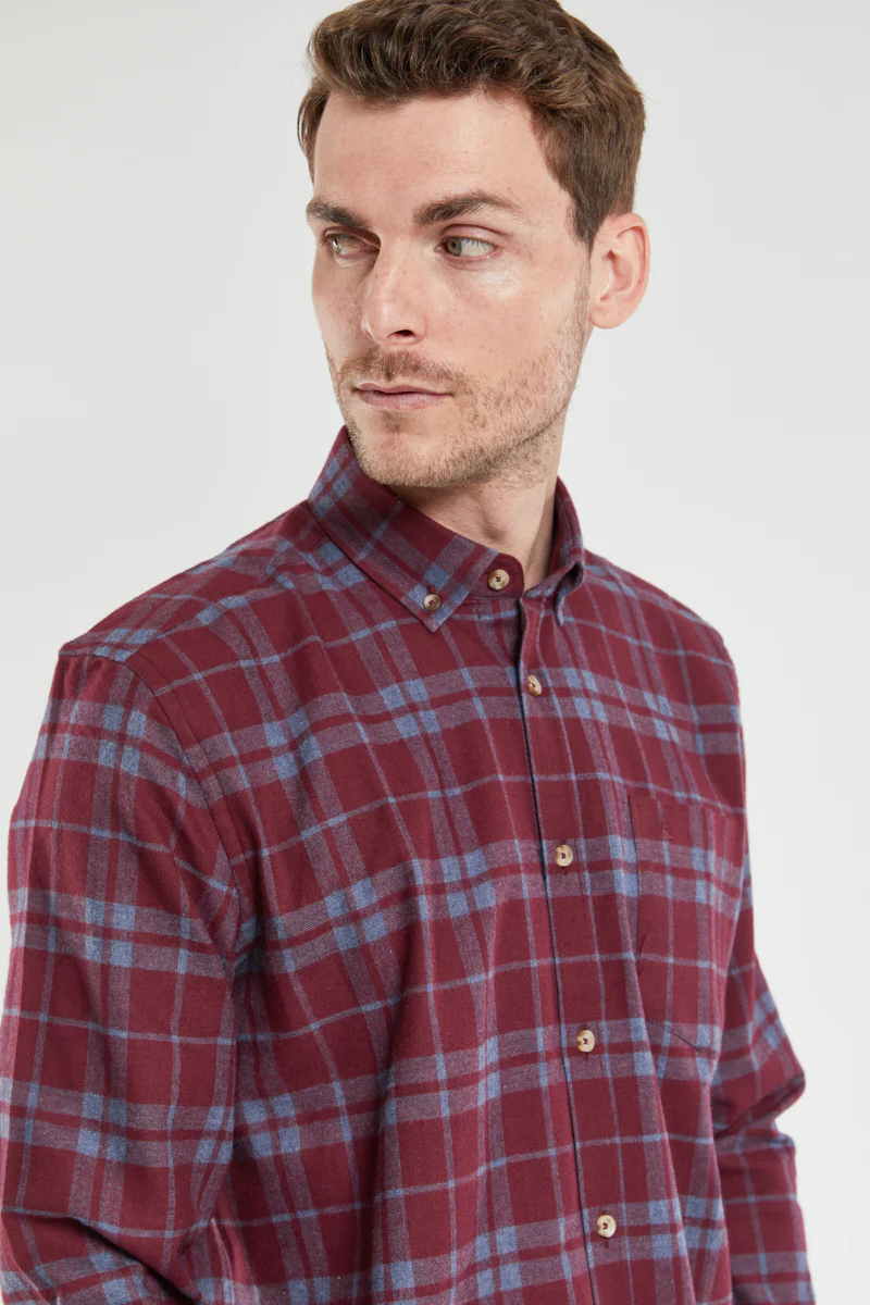 Chemise à carreaux - coton - Image 2