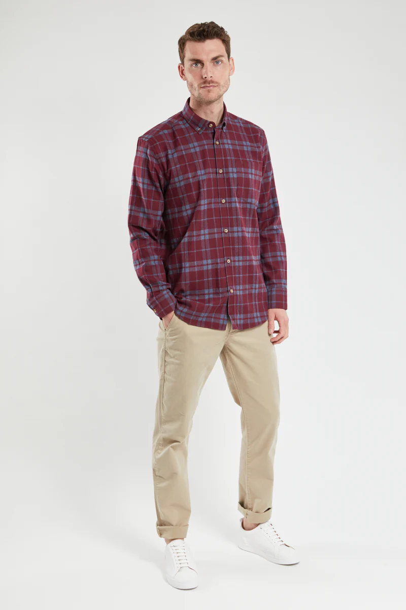 Chemise à carreaux - coton - Image 3