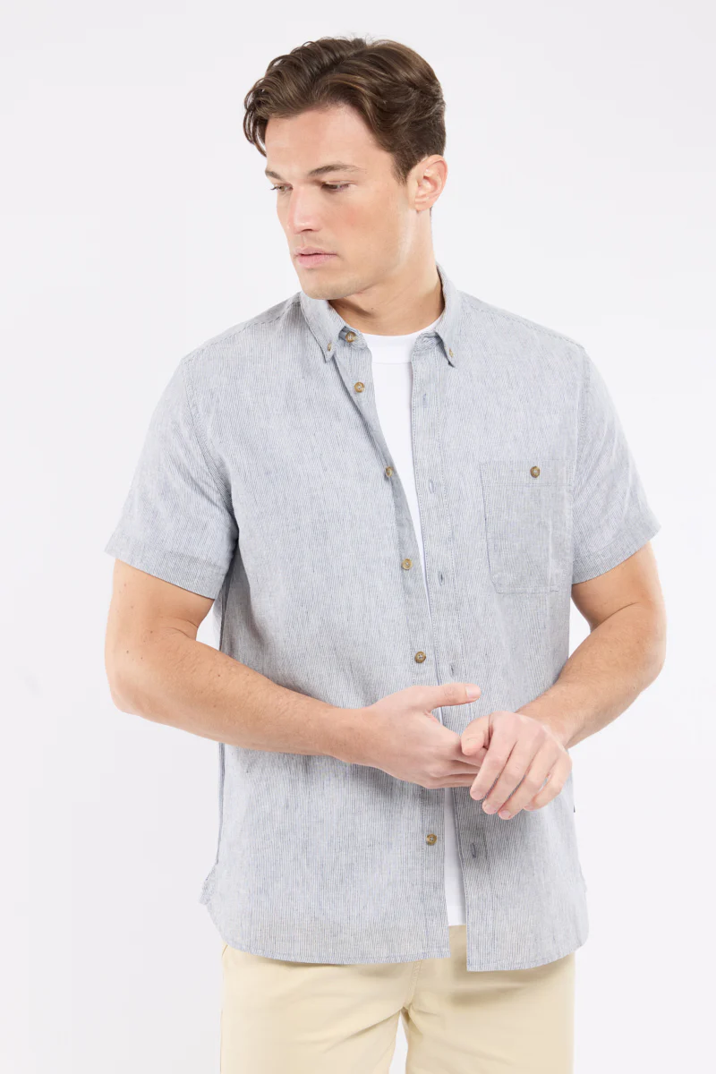 Chemise ELINECO - lin et coton