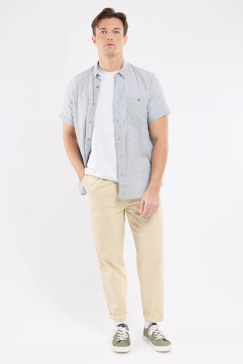 Chemise ELINECO - lin et coton - Image 3