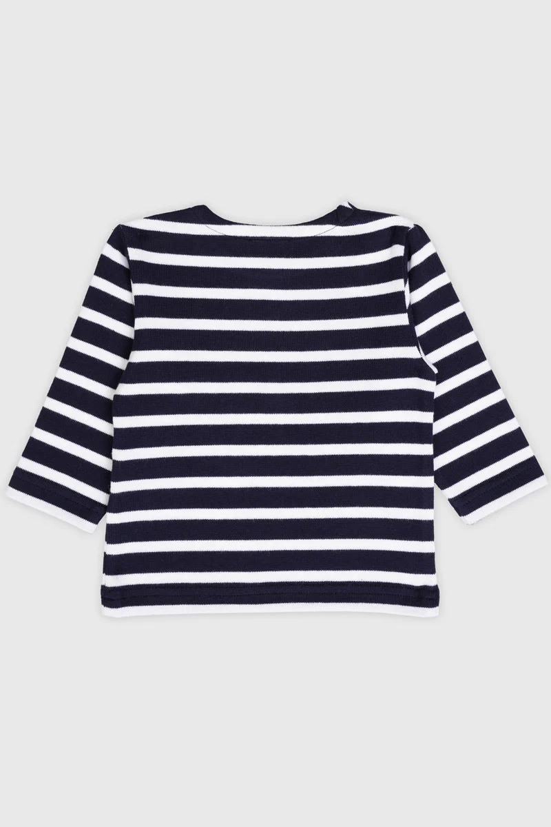 Marinière Baby - coton rustique - Image 2