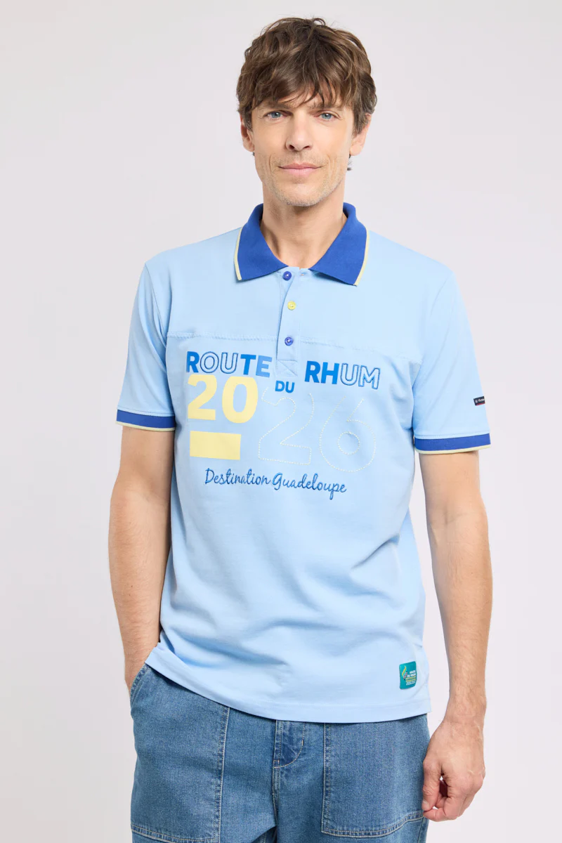 Polo brodé Homme - coton