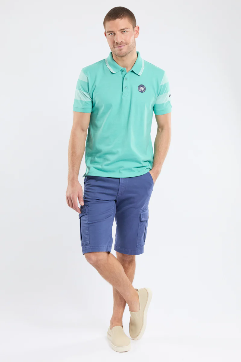 Polo manches courtes - coton léger - Image 4