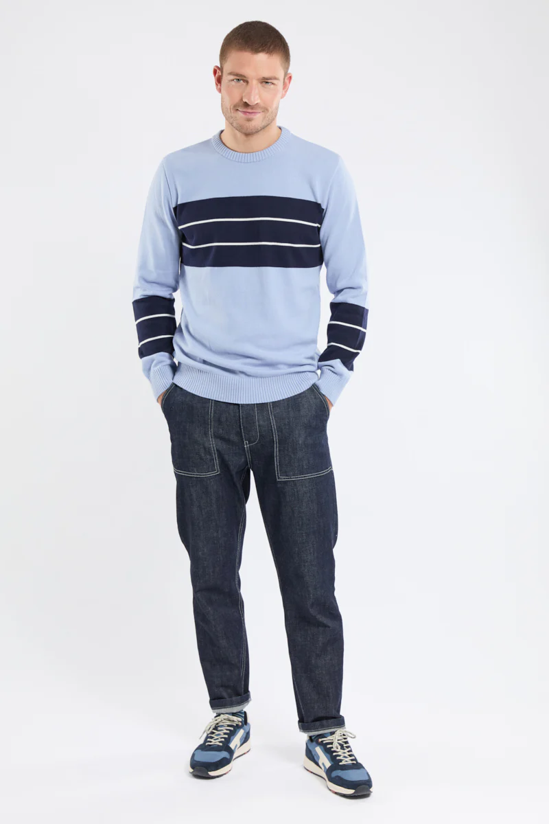 Pull bicolore - coton - Image 4