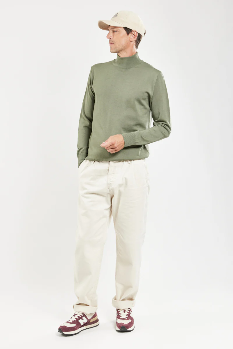 Pull col montant - laine mérinos - Image 3