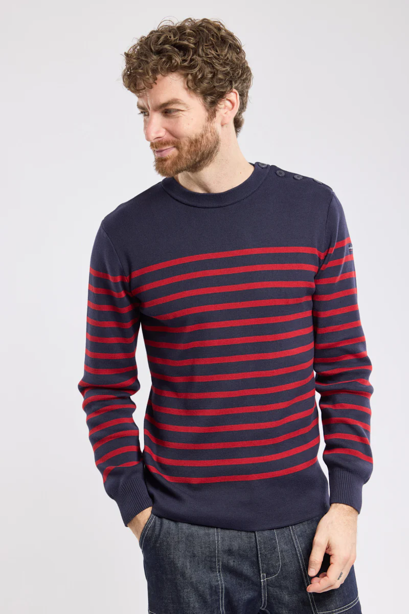 Pull marin rayé Groix - coton