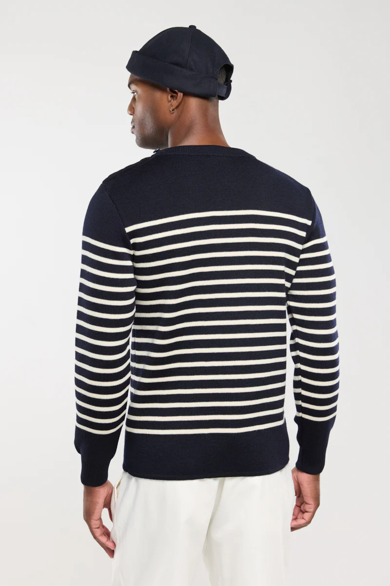 Pull marin rayé Molène - laine - Image 5