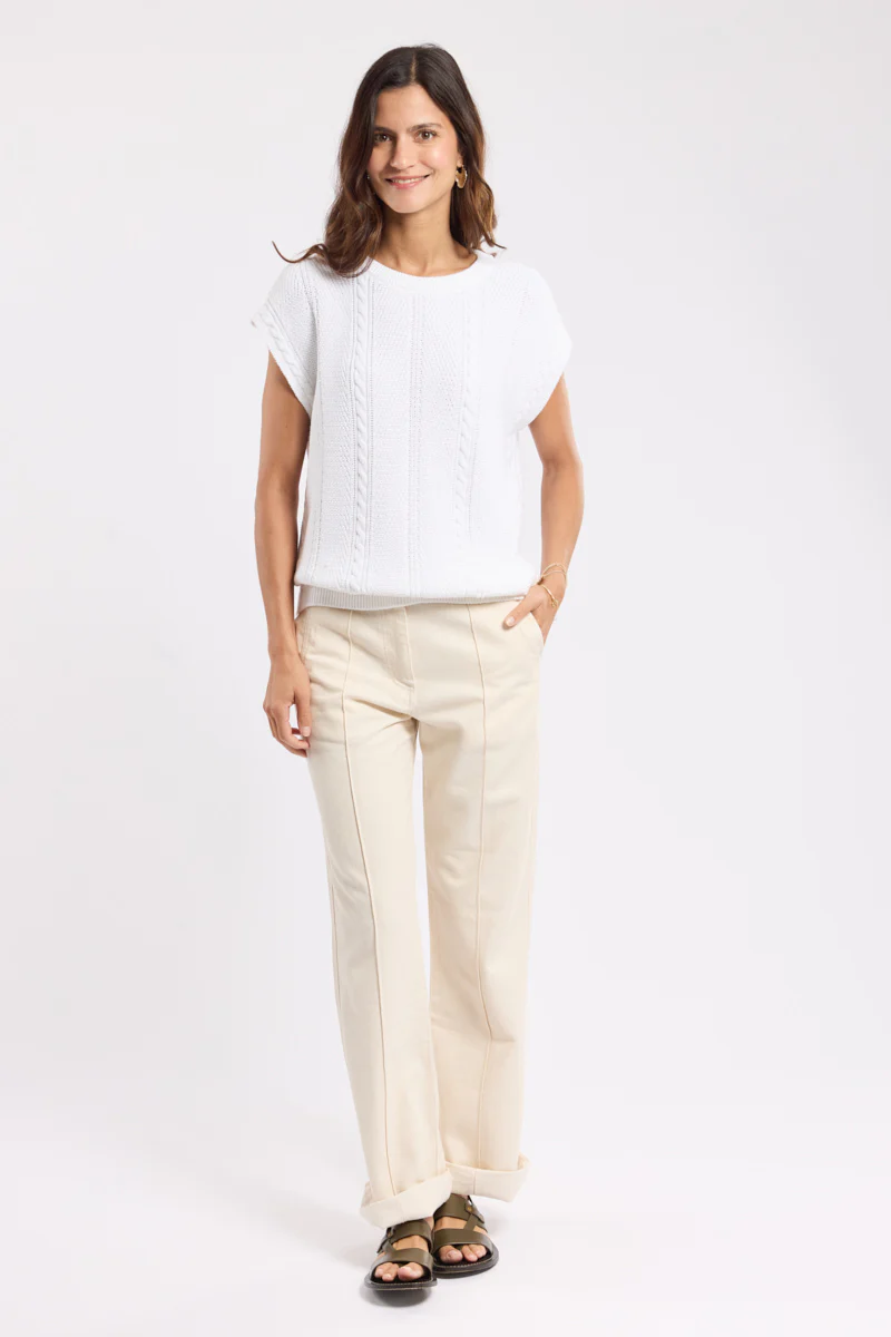 Pull sans manche - coton - Image 3