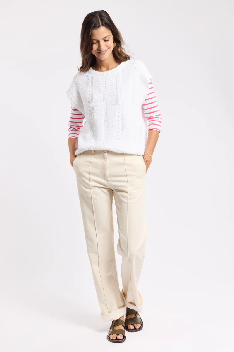 Pull sans manche - coton - Image 6