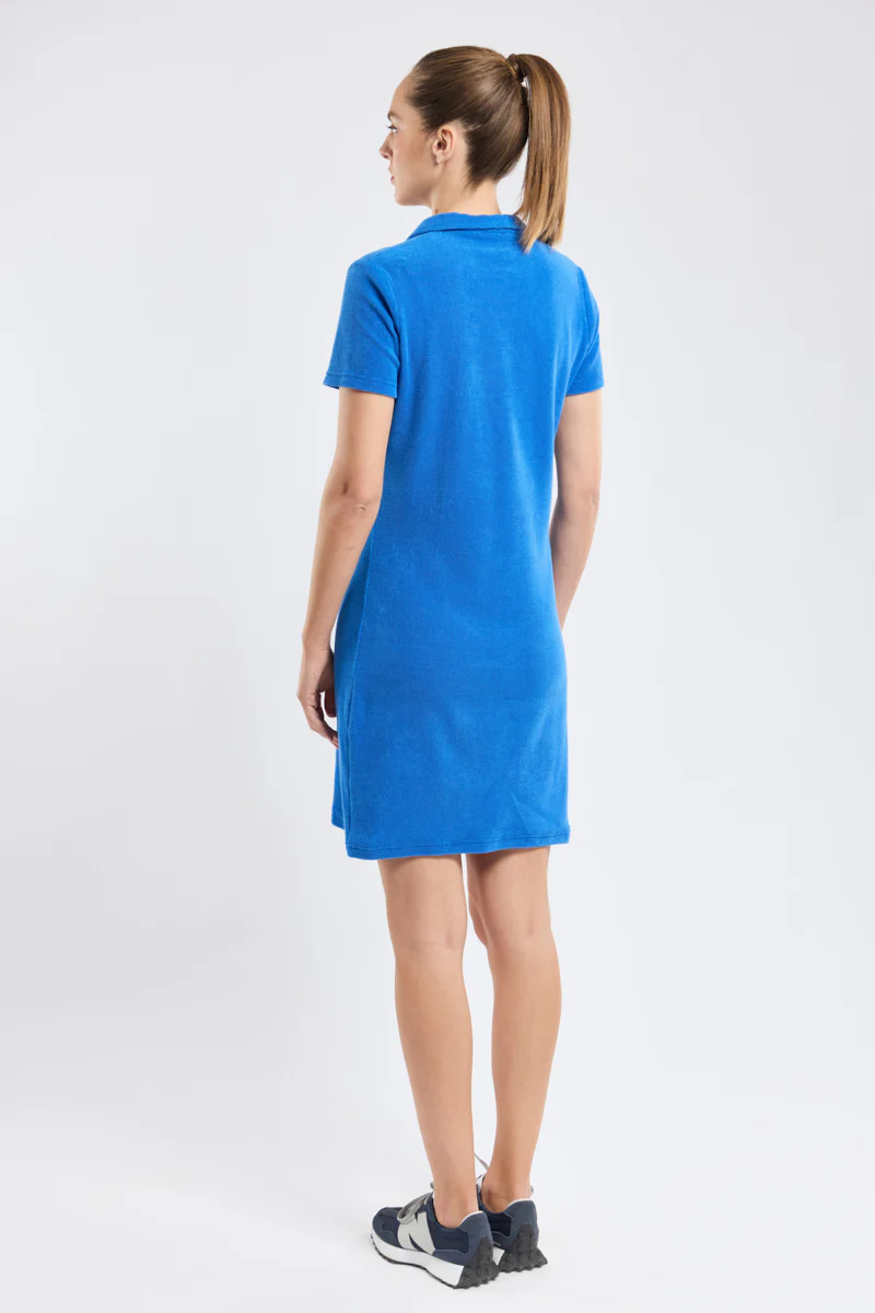 Robe polo - coton bouclette - Image 4