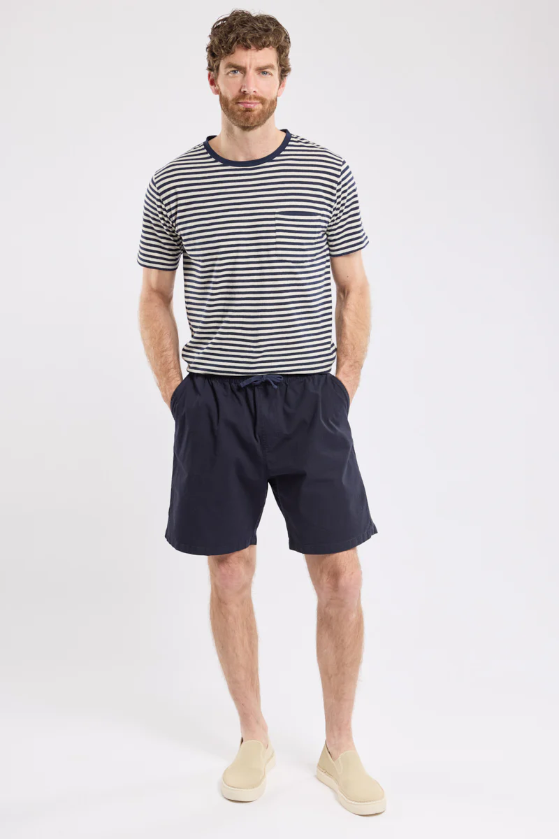 Short taille élastique - coton