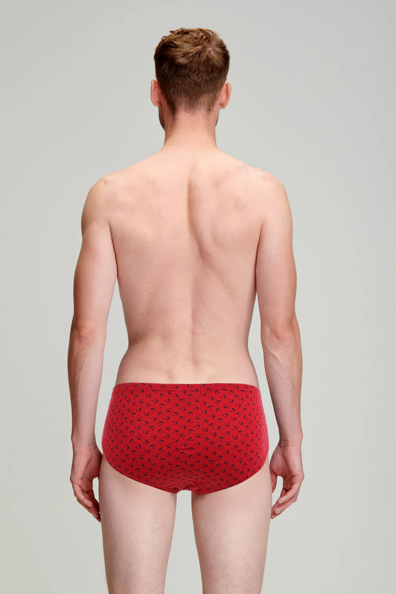 Slip motifs voiliers - coton léger issu de l’agriculture biologique - Image 2