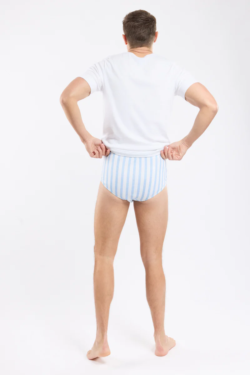 Slip rayé - coton léger - Image 4