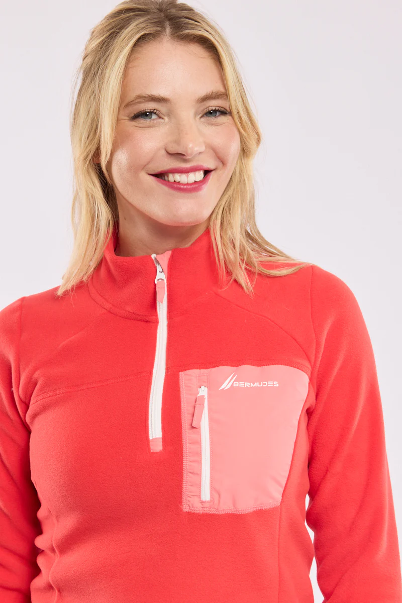 Sweat polaire zippé MOLENE - Micropolaire Polartec® - Image 2