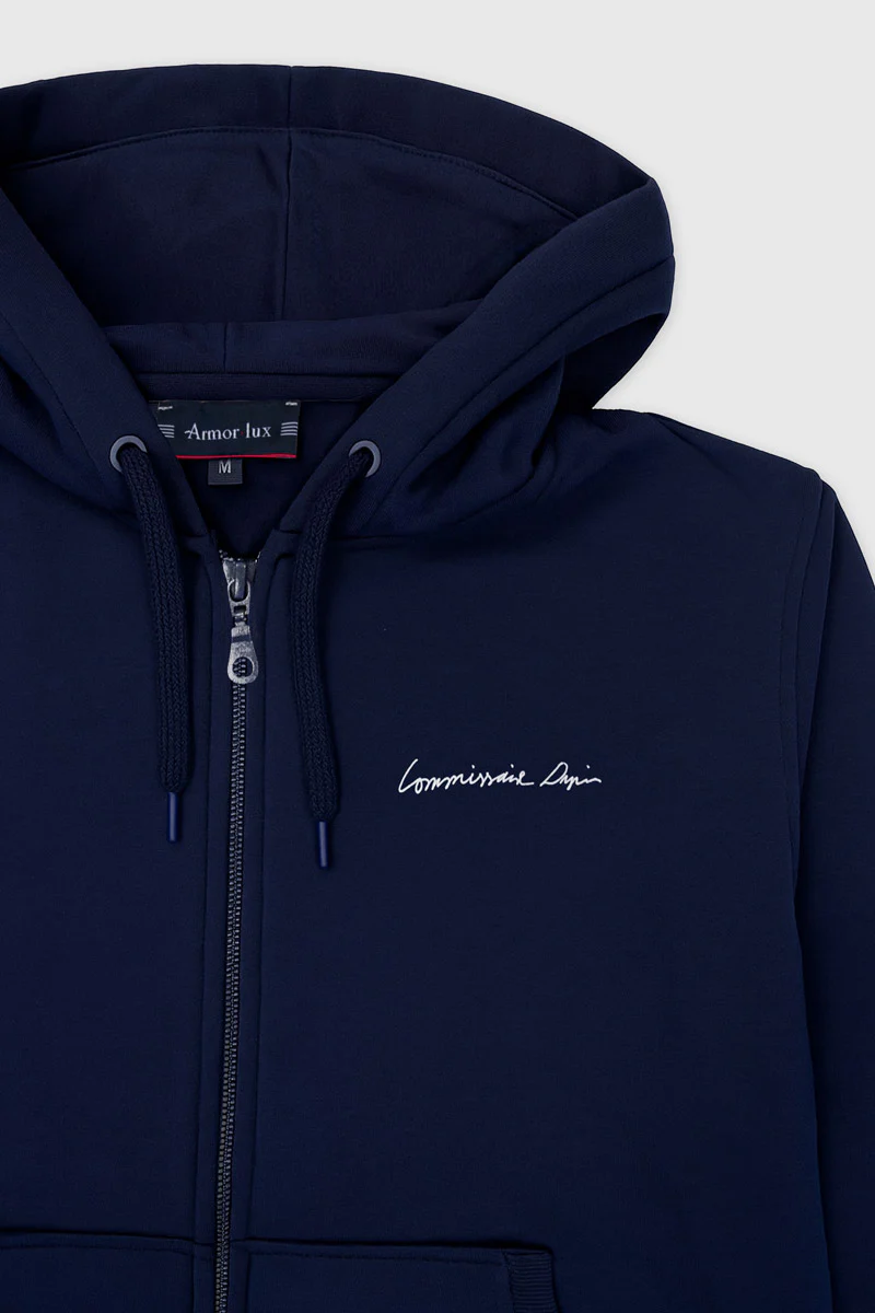 Sweat zippé mixte Commissaire Dupin - coton - Image 3