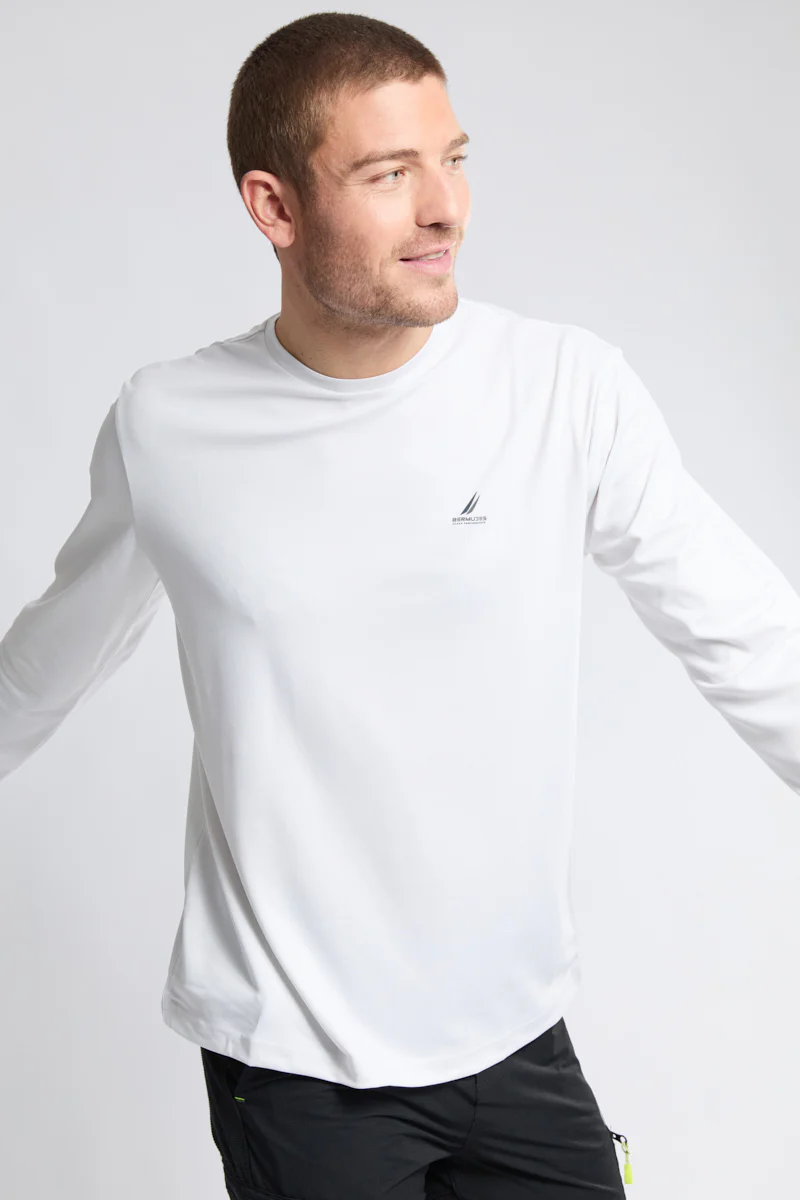 T-shirt manches longues VALLON - polyester recyclé - Image 2