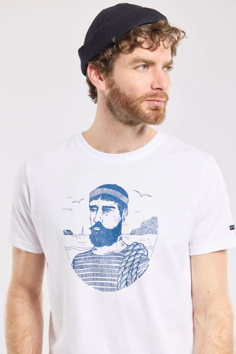 T-shirt marin - coton léger - Image 2