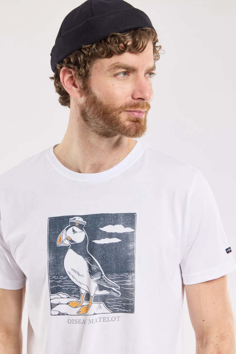 T-shirt oiseau matelot - coton léger - Image 2