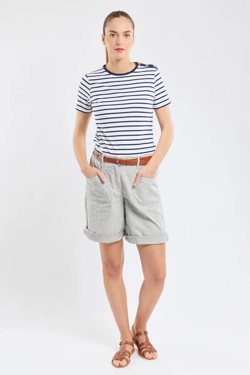 T-shirt rayé - coton léger - Image 4
