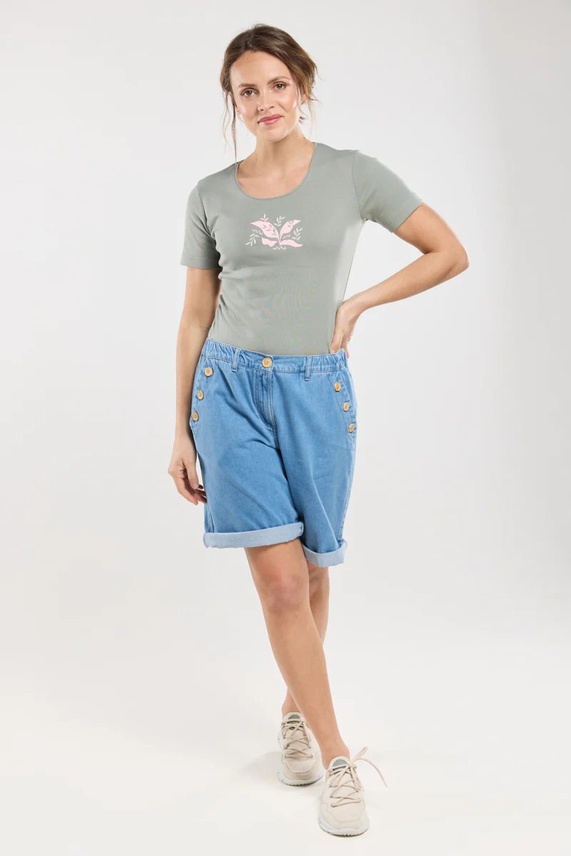 T-shirt végétal - coton léger - Image 3