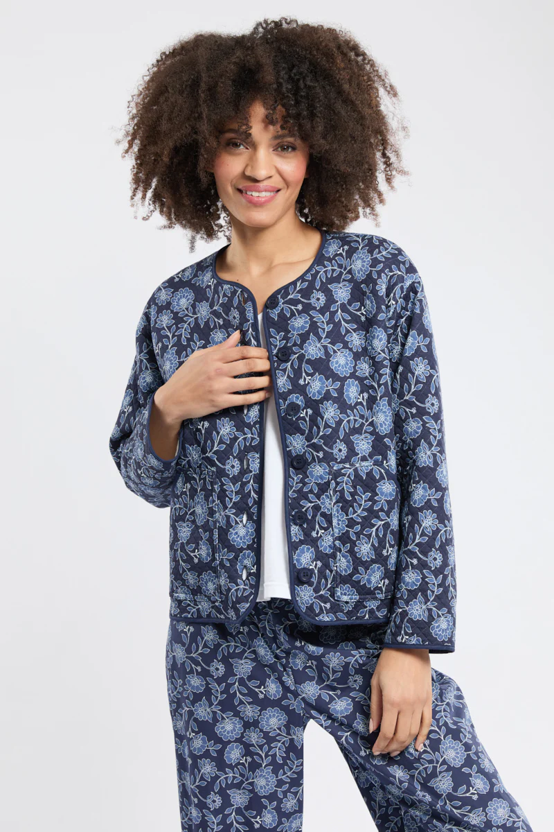 Veste matelassée homewear - coton - Image 3