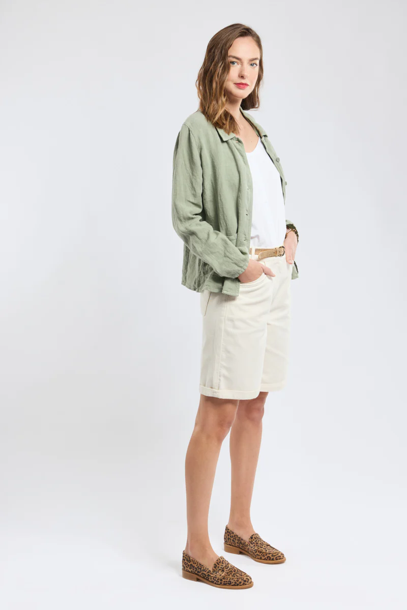 Veste pêcheur légère - lin - Image 4