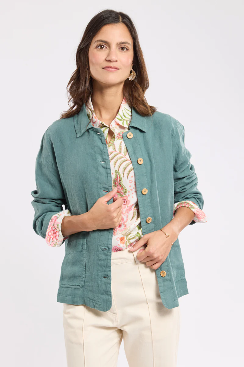Veste pêcheur - lin - Image 6