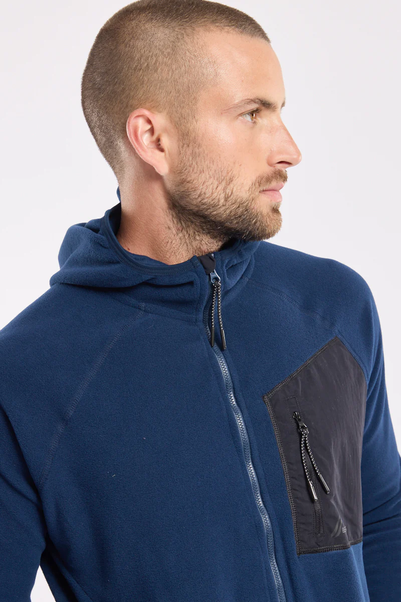 Veste polaire à capuche PLOUHA - Micropolaire Polartec® - Image 3